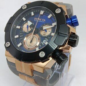 Invicta Sea Hunter 32137 Men's 52mm Rose S/Steel Chronograph Watch *PLS READ*